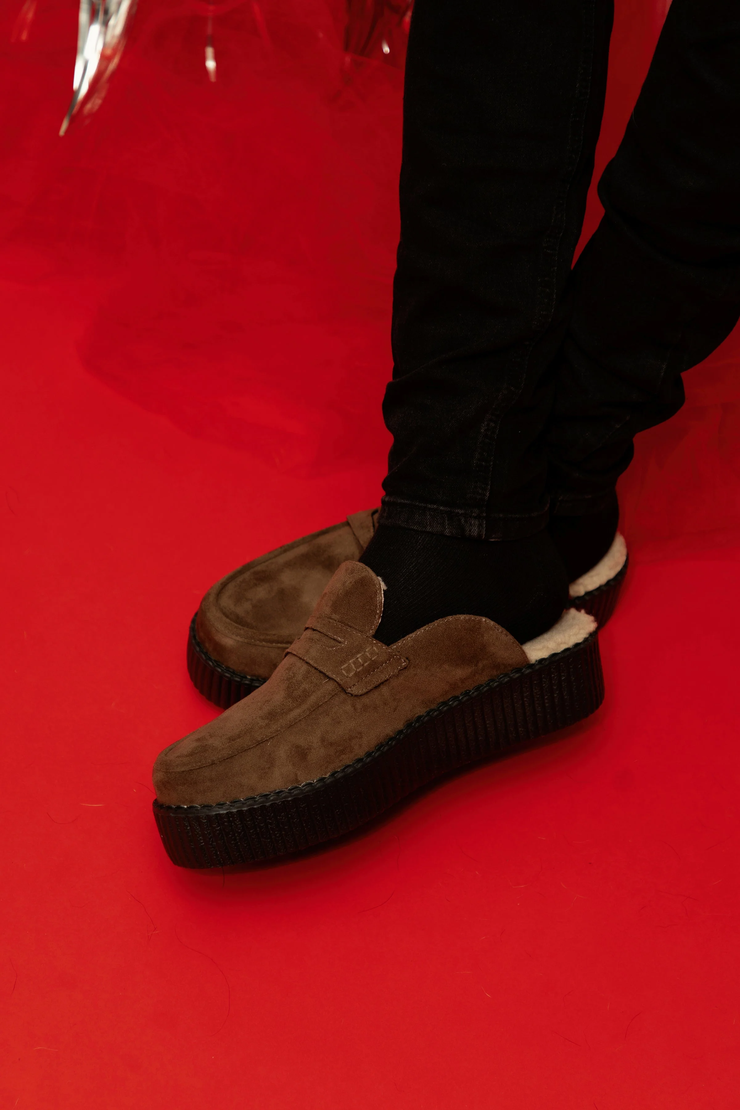 1-Brown-Plush-Lined-Creeper-Mule-7.webp Brown Plush Lined Creeper Mule