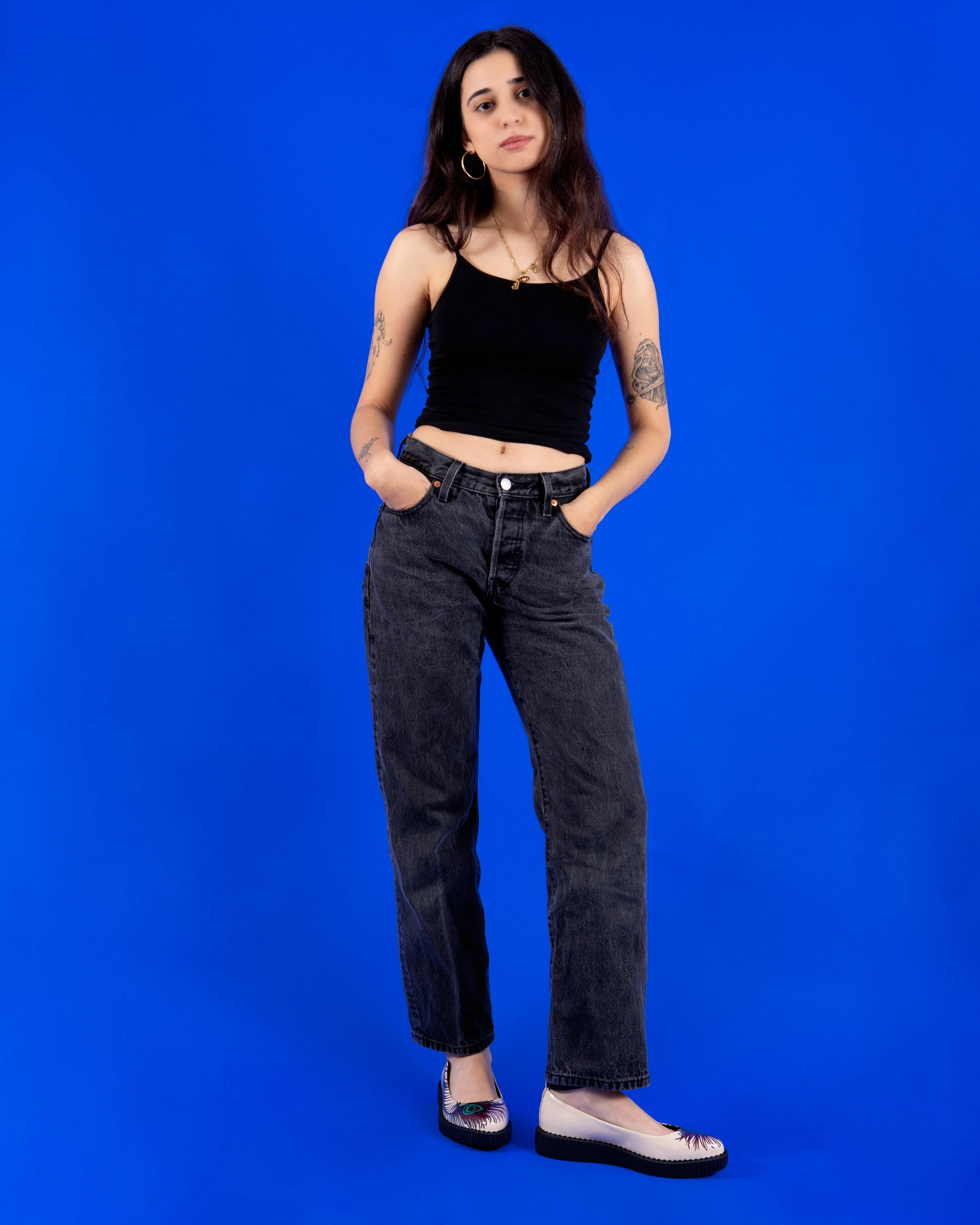 1070-Cream-Peacock-Feather-Ballet-Creeper-4.webp Cream Peacock Feather Ballet Creeper