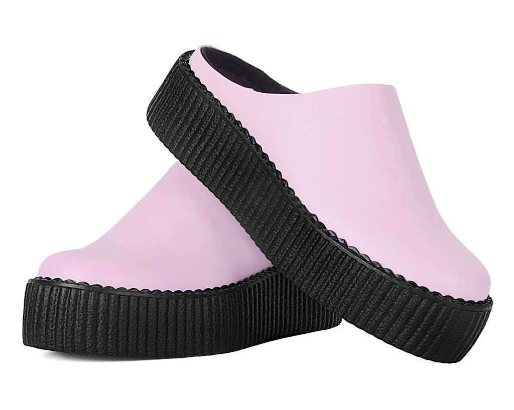 1094-Pink-Leather-Viva-Mondo-Creeper-Clog-3.webp Pink Leather Viva Mondo Creeper Clog