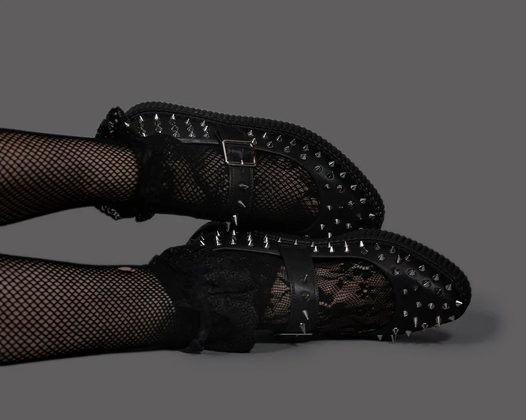 1174-Black-TUKskin-Pointed-Spike-Mary-Jane-4.webp Black TUKskin Pointed Spike Mary Jane