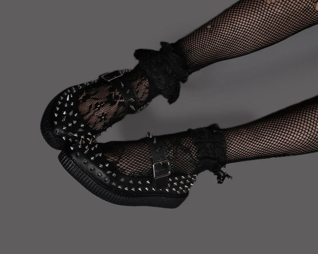 1174-Black-TUKskin-Pointed-Spike-Mary-Jane-6.webp Black TUKskin Pointed Spike Mary Jane