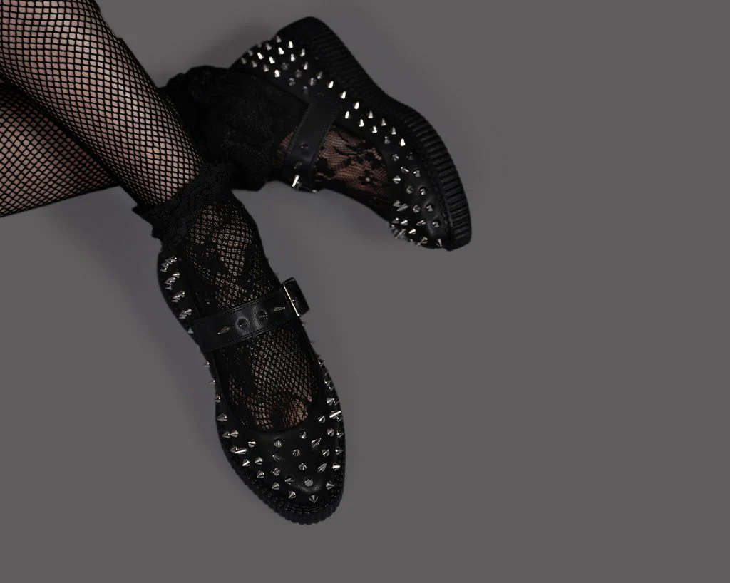 1174-Black-TUKskin-Pointed-Spike-Mary-Jane-8.webp Black TUKskin Pointed Spike Mary Jane