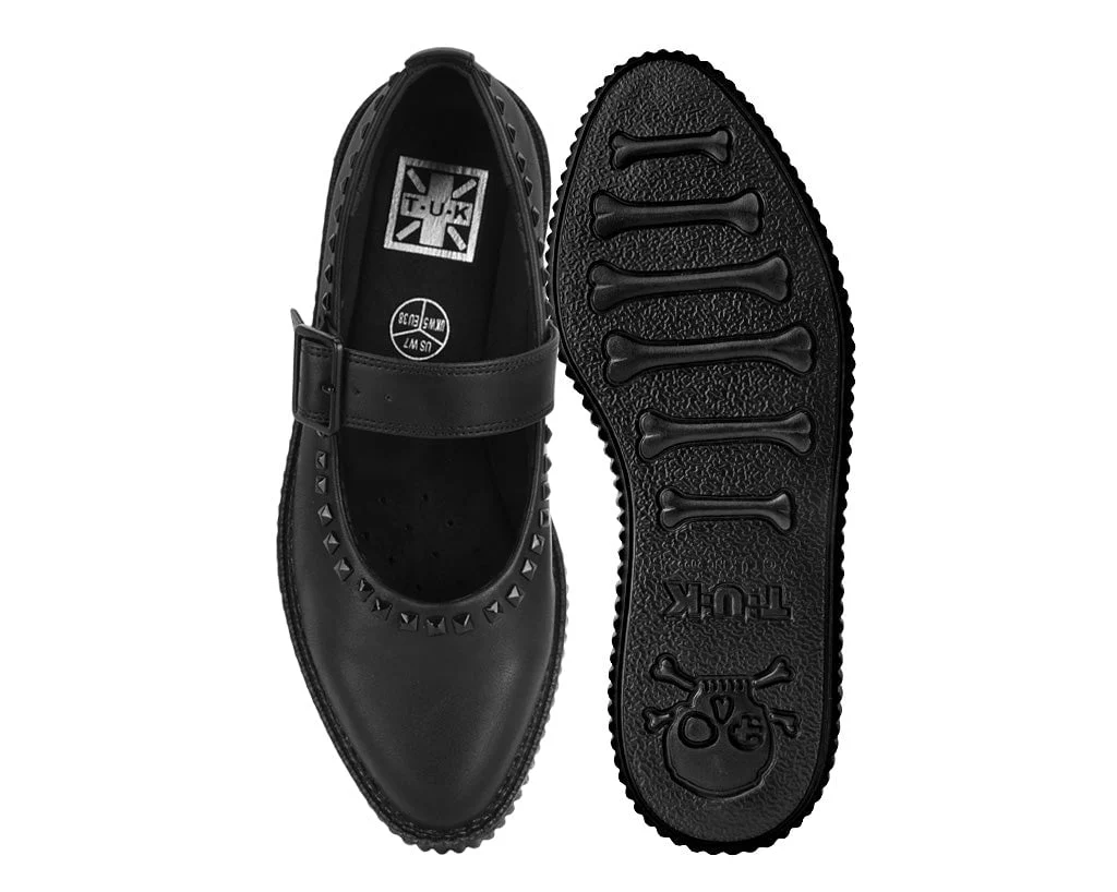 1182-Black-TUKskin-Pointed-Collar-Mary-Jane-5.webp Black TUKskin Pointed Collar Mary Jane