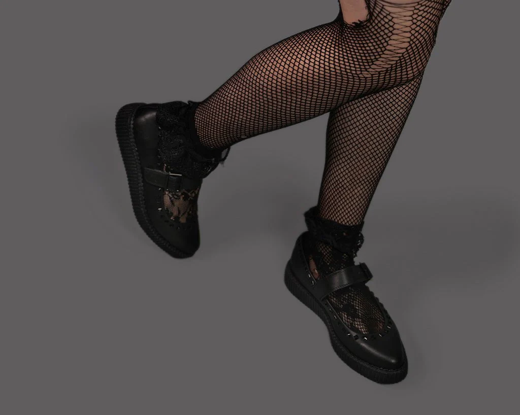 1182-Black-TUKskin-Pointed-Collar-Mary-Jane-8.webp Black TUKskin Pointed Collar Mary Jane