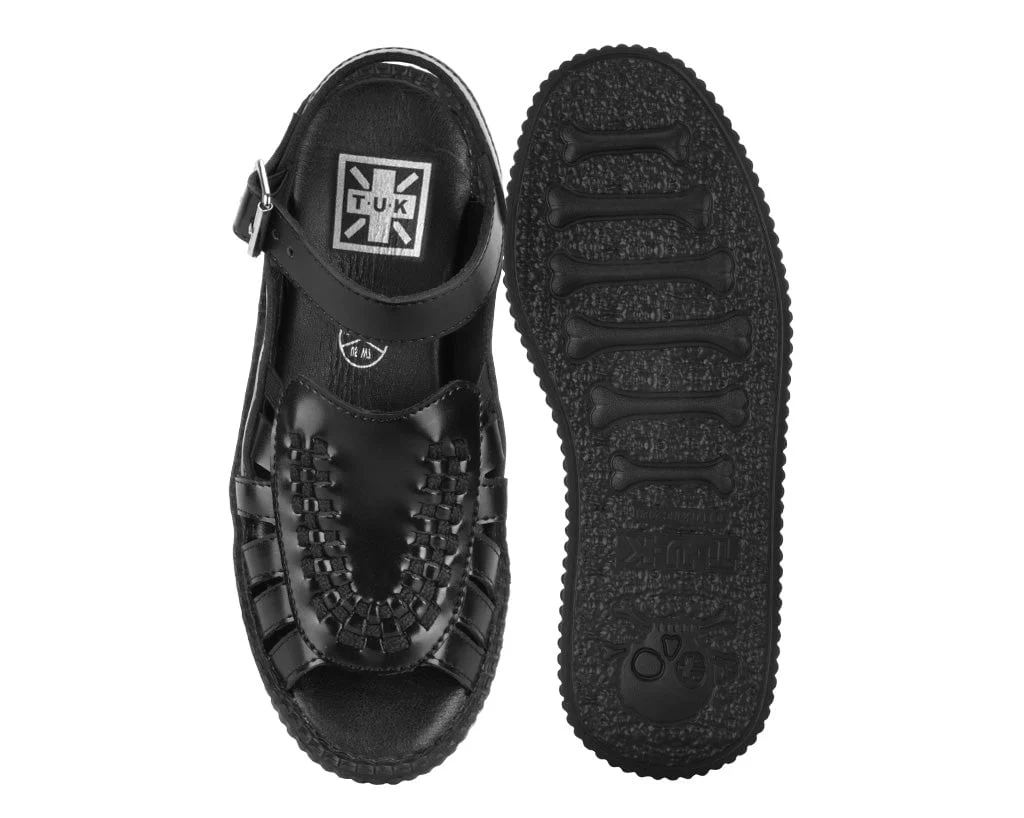 1207-Black-Leather-Interlace-Viva-Mondo-Sandal-5.webp Black Leather Interlace Viva Mondo Sandal