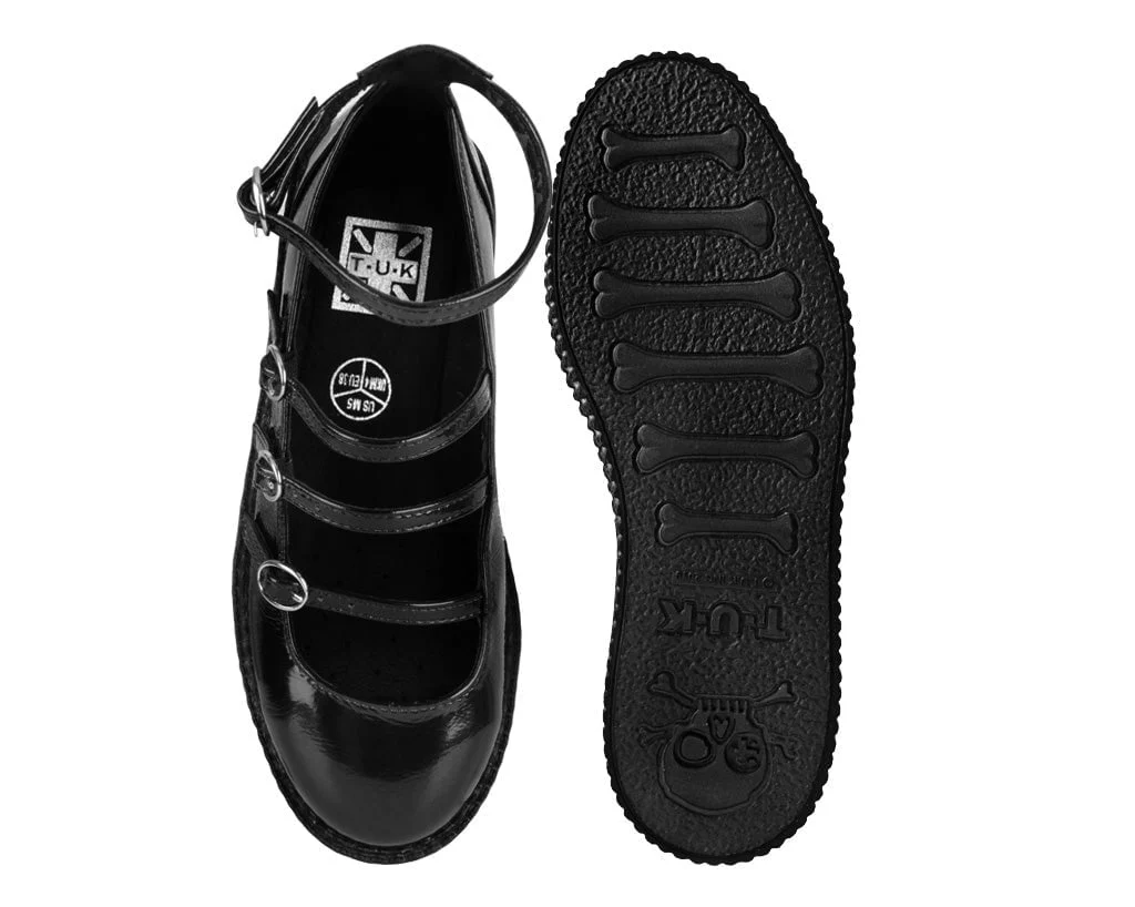 1224-Black-Crinkle-Patent-Multi-Strap-Viva-Low-Mary-Jane-5.webp Black Crinkle Patent Multi-Strap Viva Low Mary Jane