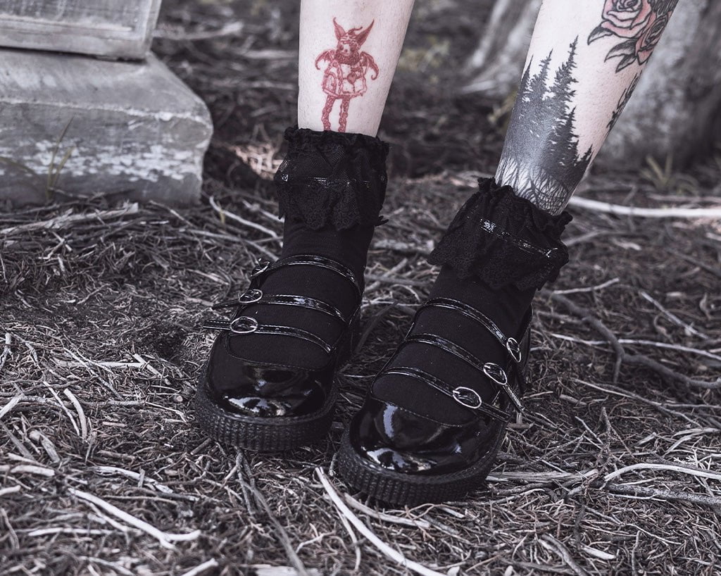 1224-Black-Crinkle-Patent-Multi-Strap-Viva-Low-Mary-Jane-8.jpg Black Crinkle Patent Multi-Strap Viva Low Mary Jane