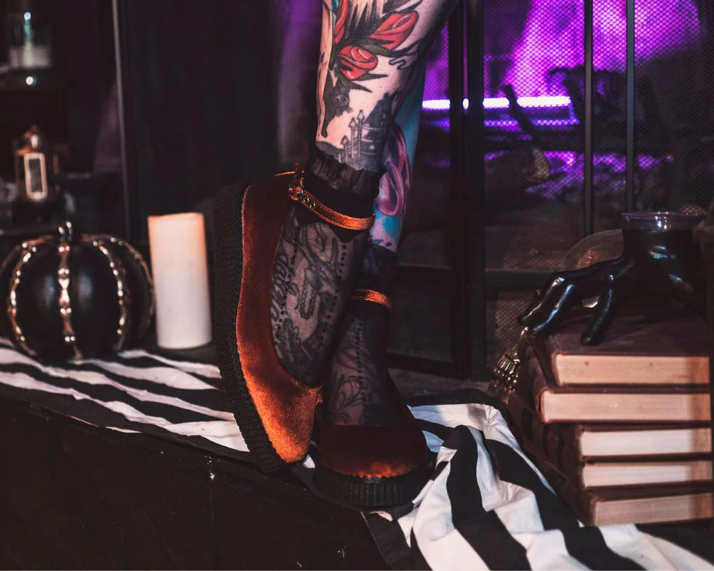 1283-Burnt-Orange-Pointed-Ballet-Creeper-4.webp Burnt Orange Pointed Ballet Creeper