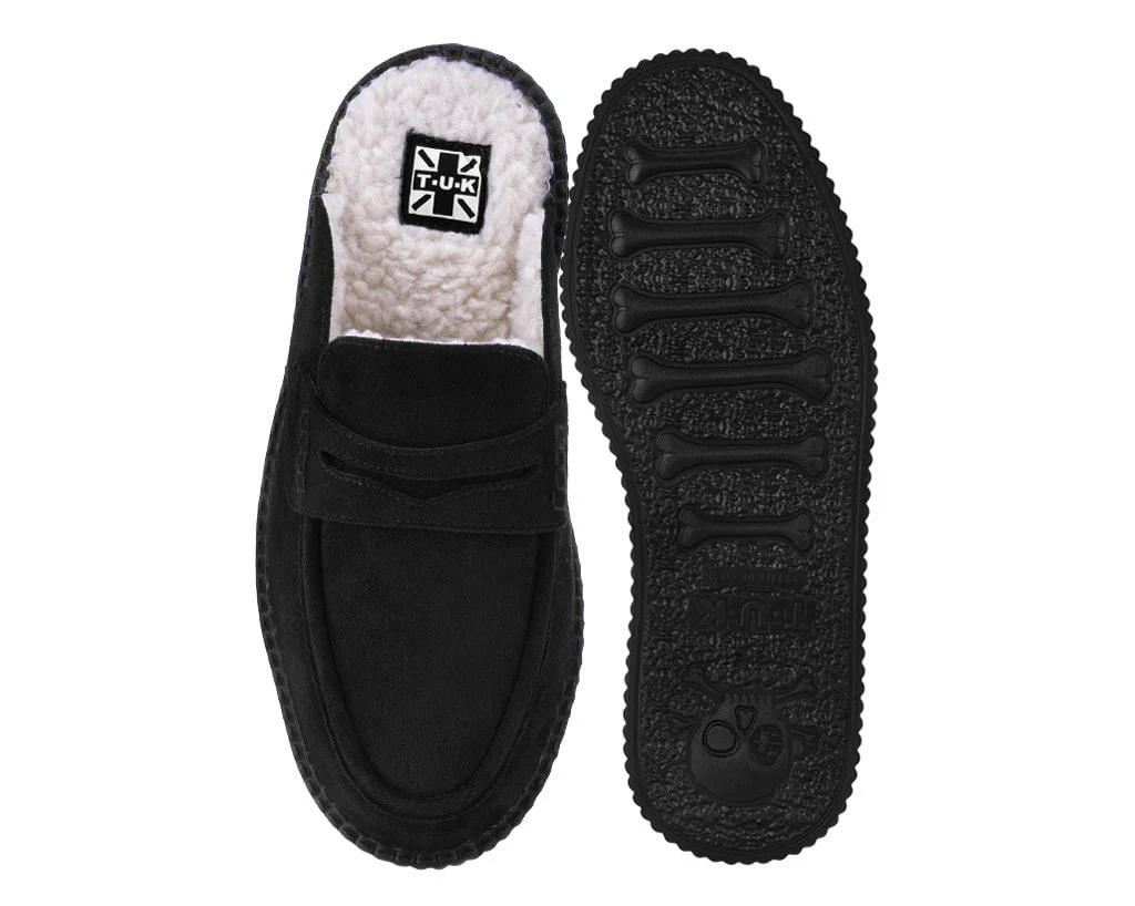 13-Black-Plush-Lined-Creeper-Mule-3.webp Black Plush Lined Creeper Mule