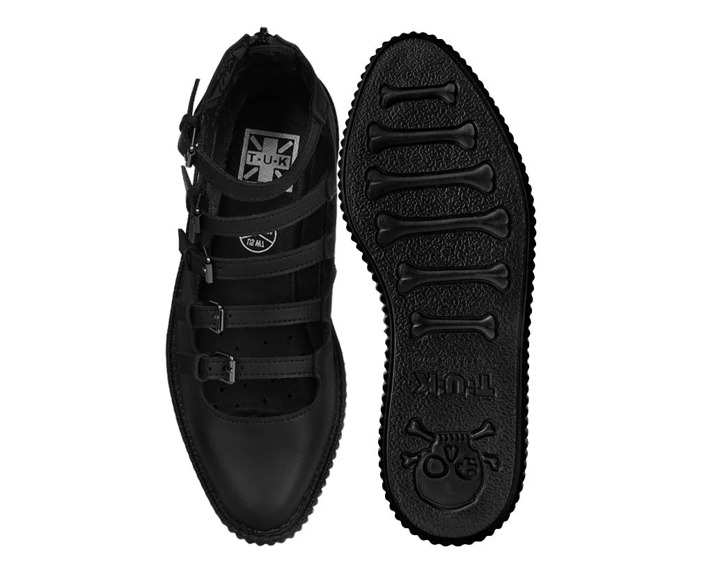 1524-Black-TUKskinTM-Multi-Strap-Pointed-Mary-Jane-Creeper-4.webp Black TUKskin™ Multi-Strap Pointed Mary Jane Creeper