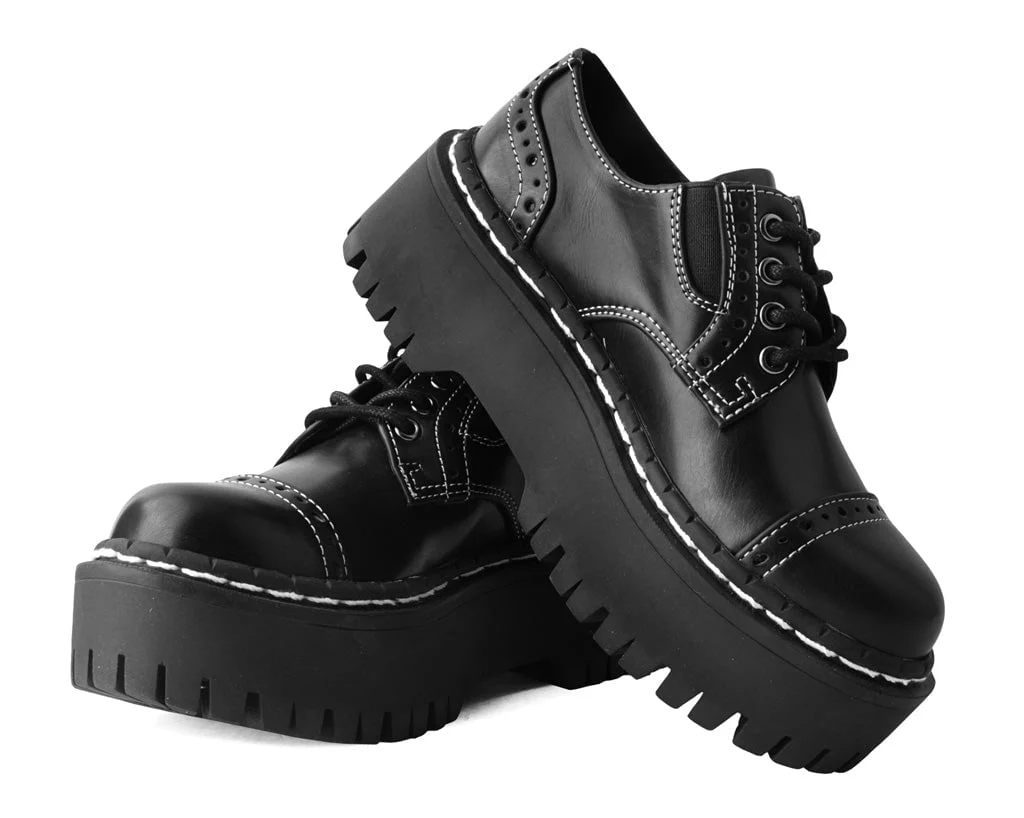 1593-Black-Burnished-Contrast-Stitch-Double-Decker-Brogue-3.webp Black Burnished Contrast Stitch Double Decker Brogue