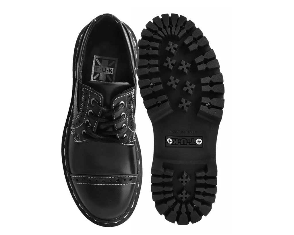 1593-Black-Burnished-Contrast-Stitch-Double-Decker-Brogue-4.webp Black Burnished Contrast Stitch Double Decker Brogue