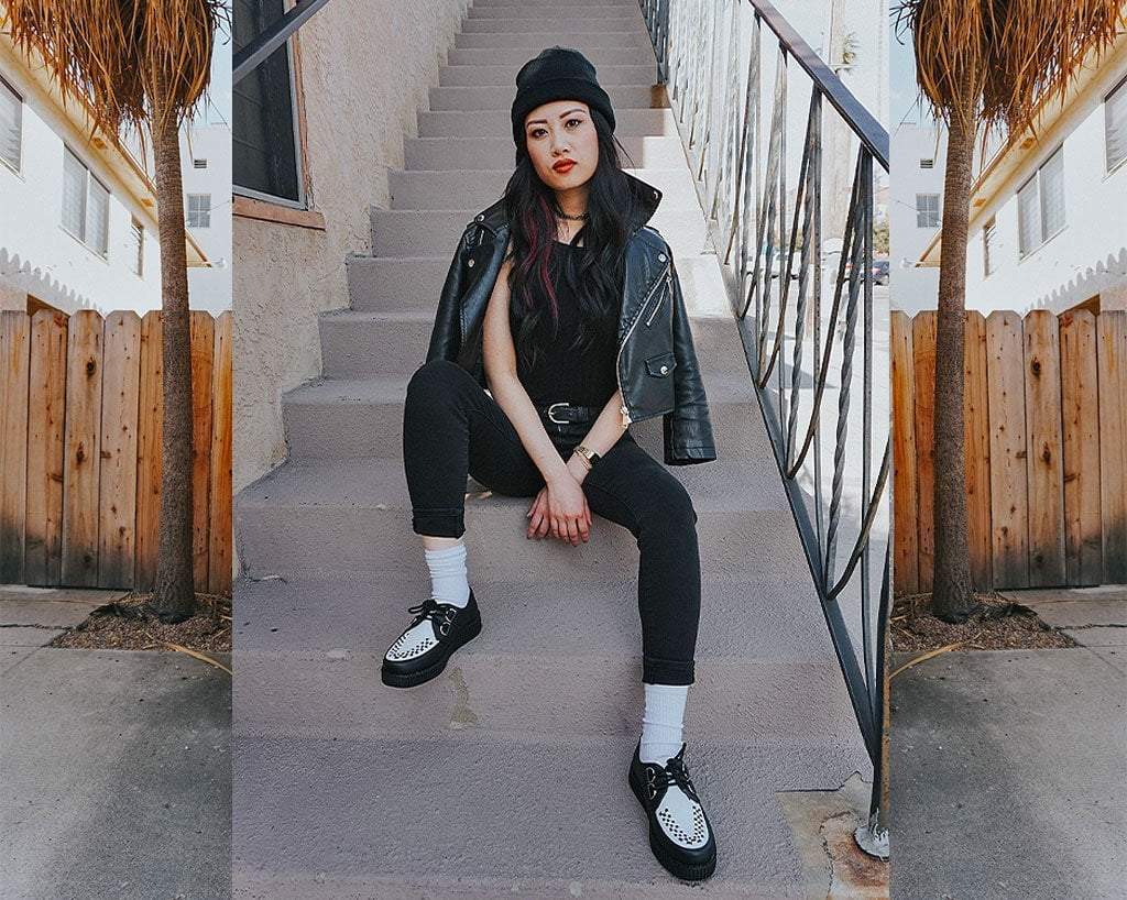 1601-Black-White-TUKskinTM-Viva-Low-Creeper-7.jpg Black & White TUKskin™ Viva Low Creeper