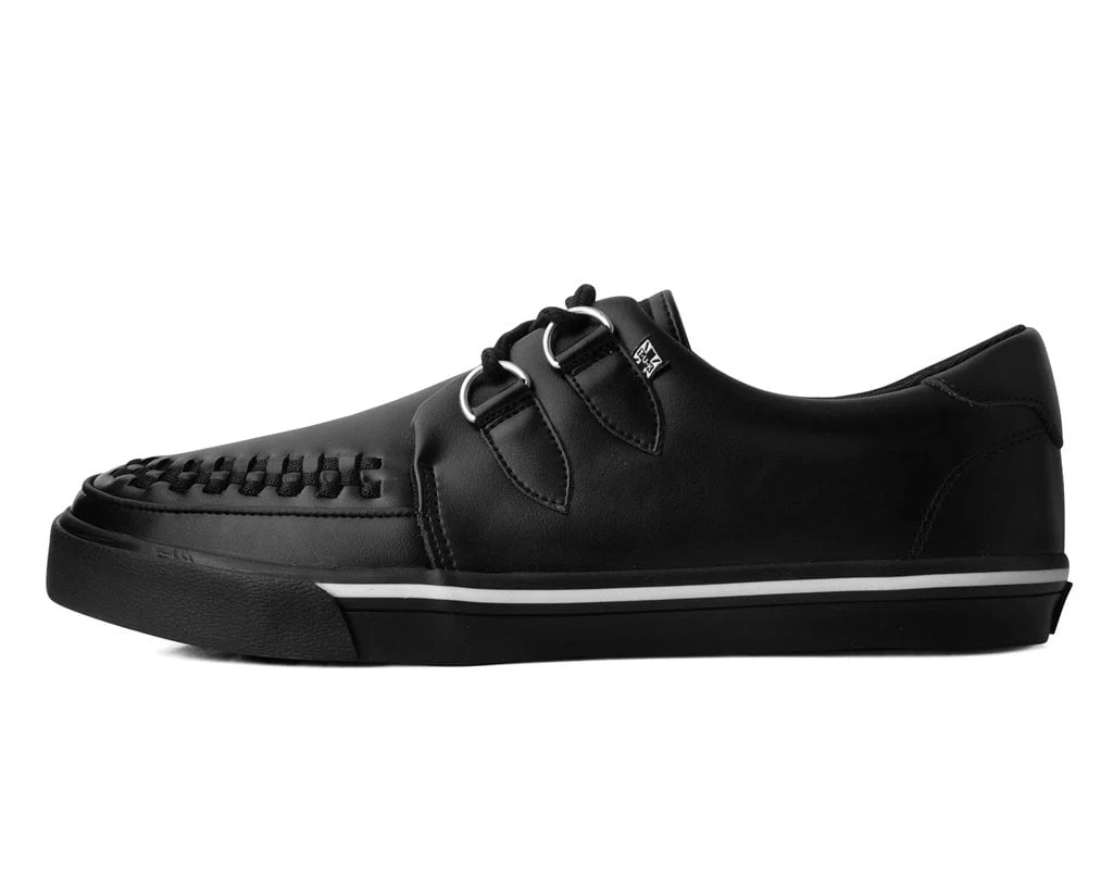 1633-Black-Leather-D-Ring-Sneaker-5.webp Black Leather D-Ring Sneaker
