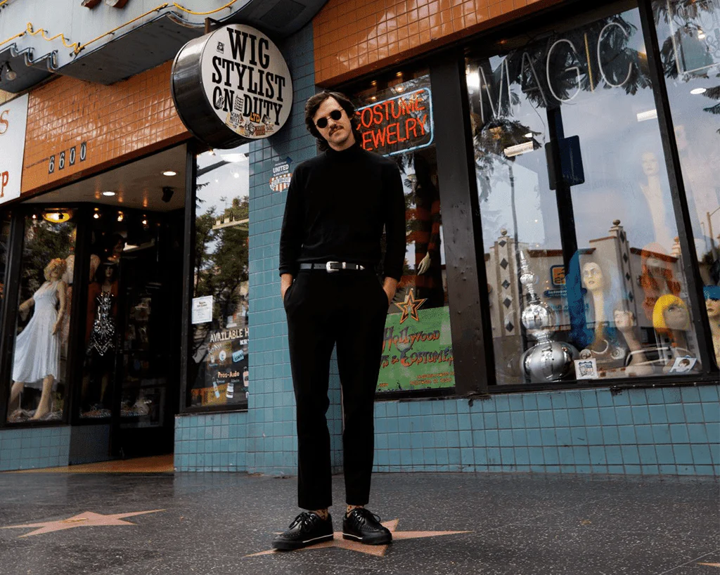 1633-Black-Leather-D-Ring-Sneaker-6.webp Black Leather D-Ring Sneaker