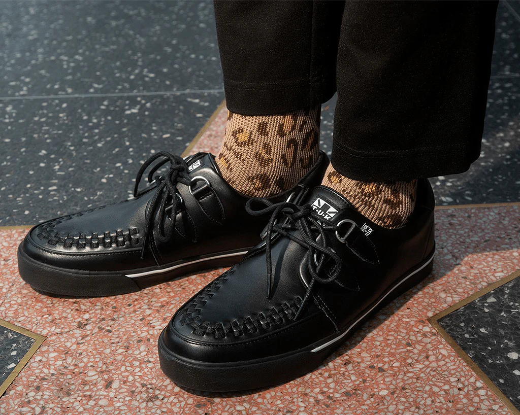 1633-Black-Leather-D-Ring-Sneaker-7.webp Black Leather D-Ring Sneaker