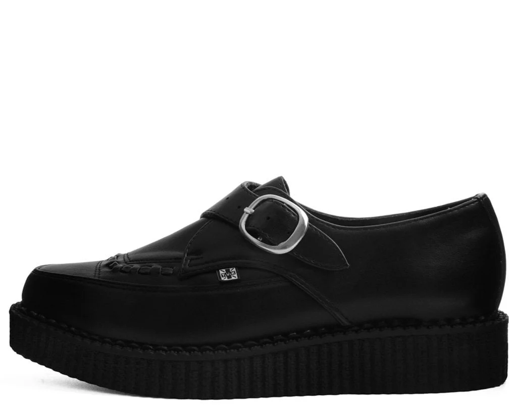 1657-Black-TUKskinTM-Pointed-Buckle-Creeper-4.webp Black TUKskin™ Pointed Buckle Creeper