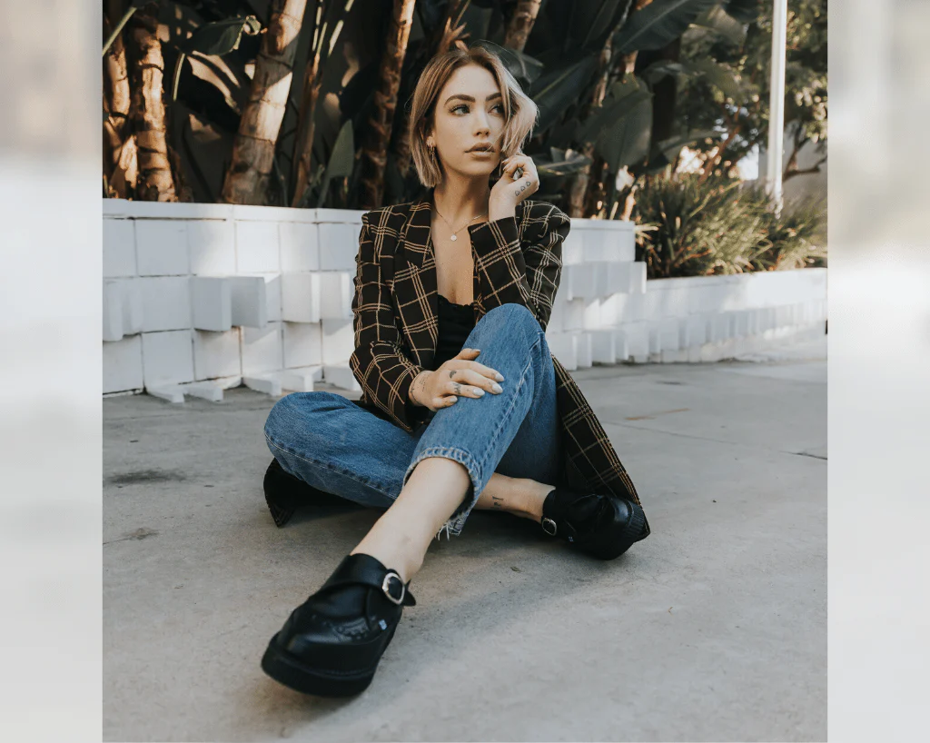 1657-Black-TUKskinTM-Pointed-Buckle-Creeper-6.webp Black TUKskin™ Pointed Buckle Creeper