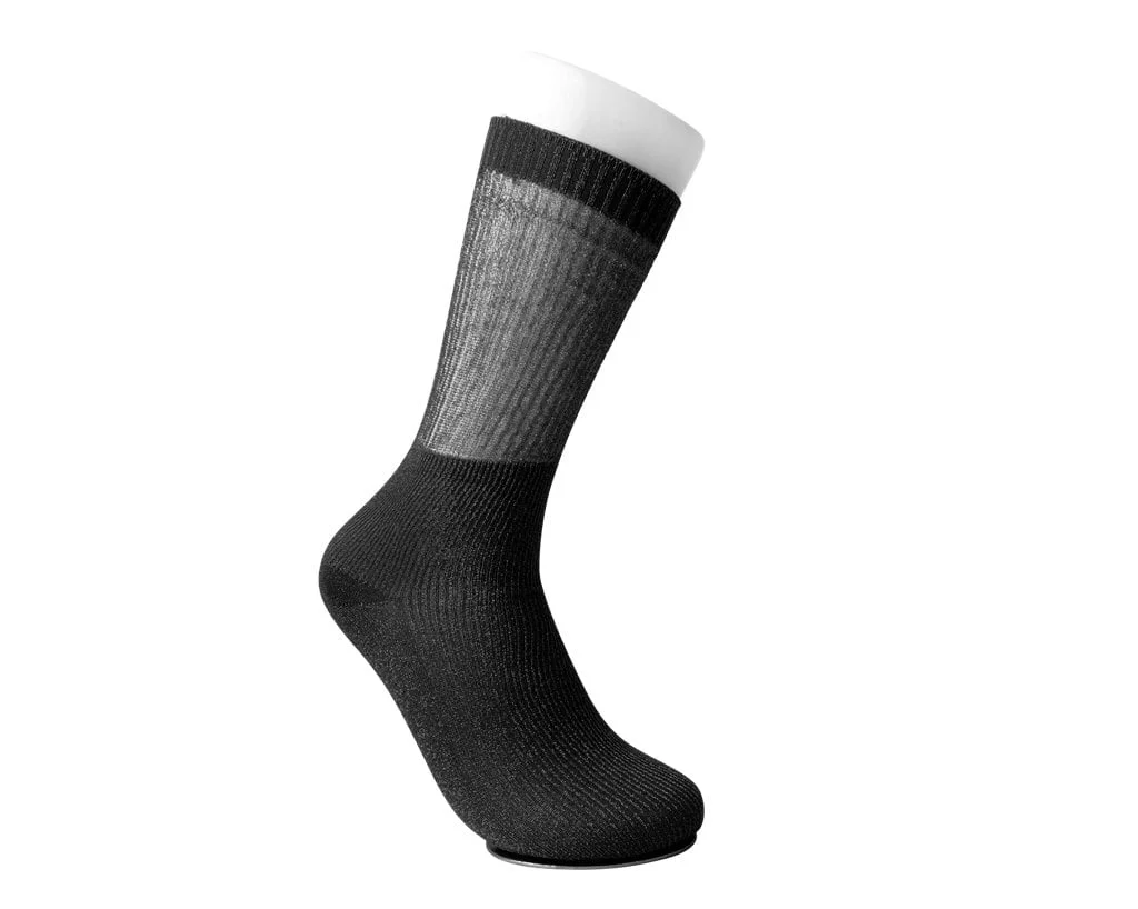 1743-Black-Ribbed-Glitter-Sock-3.webp Black Ribbed Glitter Sock