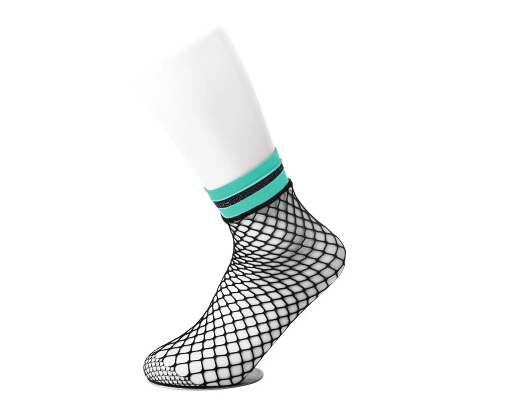 1793-Multi-color-Band-Fishnet-5-Pk-Sock-3.webp Multi-color Band Fishnet 5-Pk Sock