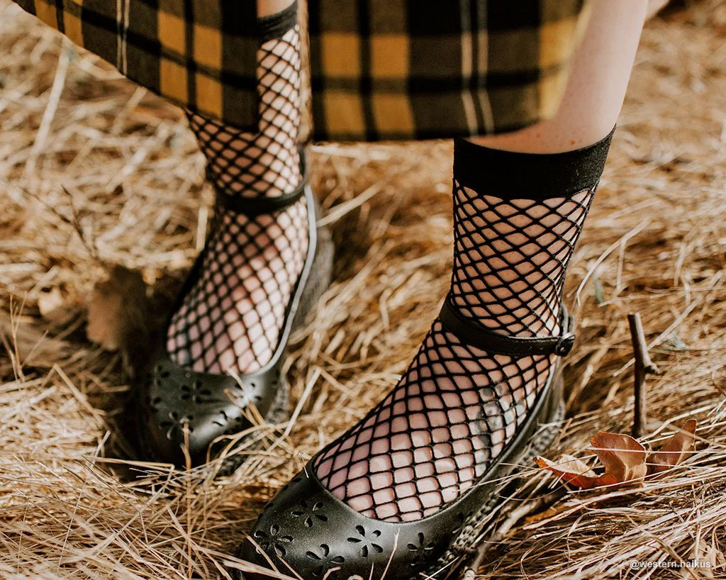 1856-Black-Fishnet-Crew-Sock-4.webp Black Fishnet Crew Sock