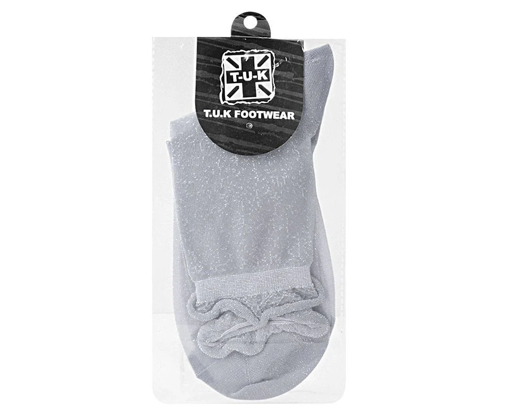 1860-Silver-Sparkly-Metallic-Women-s-Sock-3.webp Silver Sparkly Metallic Women’s Sock