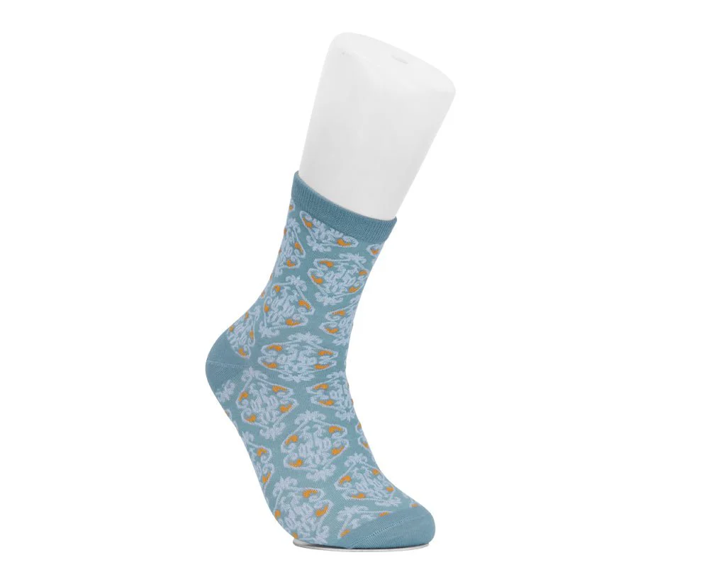 1875-Teal-Baroque-Pattern-Sock-3.webp Teal Baroque Pattern Sock