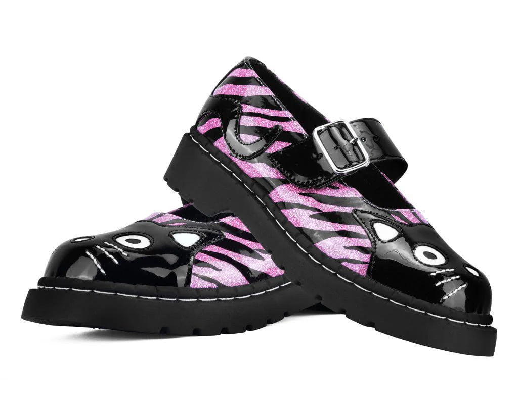 188-Black-Pink-Zebra-Kitty-Mary-Jane-3.webp Black & Pink Zebra Kitty Mary Jane