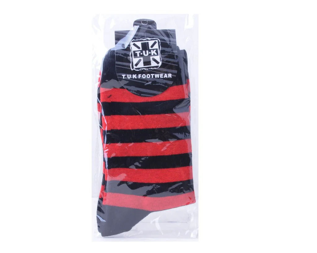 1891-Red-Black-Stripe-T.U.K-Women-s-Sock-3.webp Red & Black Stripe T.U.K Women's Sock