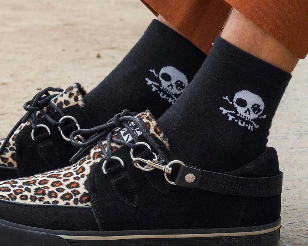 1898-Black-T.U.K.-Skull-Logo-Women-s-Sock-5.jpg Black T.U.K. Skull Logo Women’s Sock
