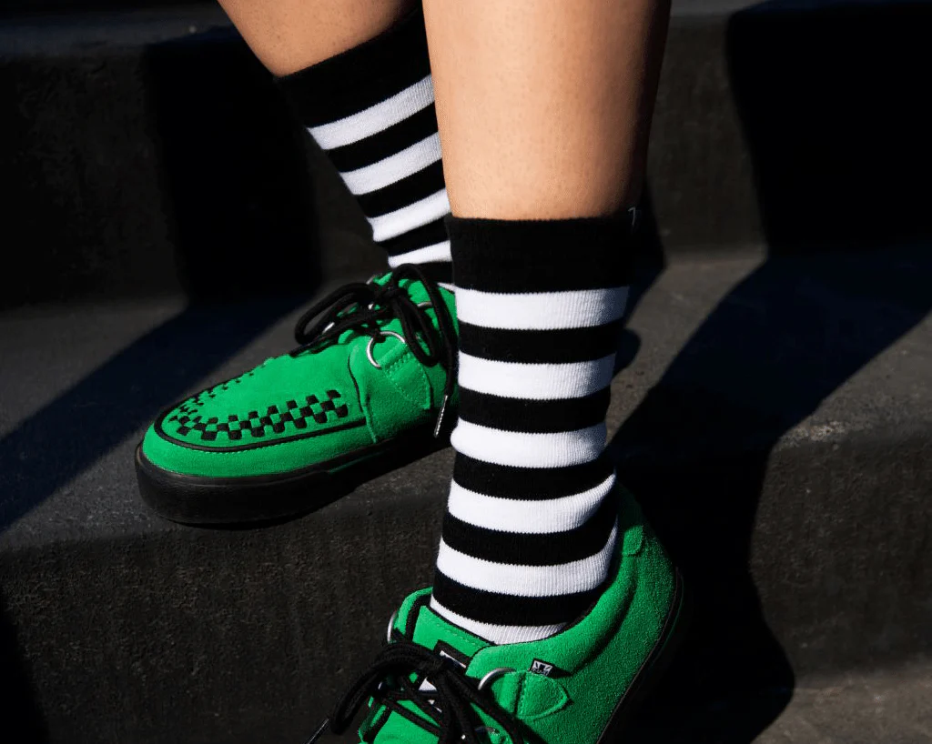 Black & White Stripe T.U.K. Women’s Sock