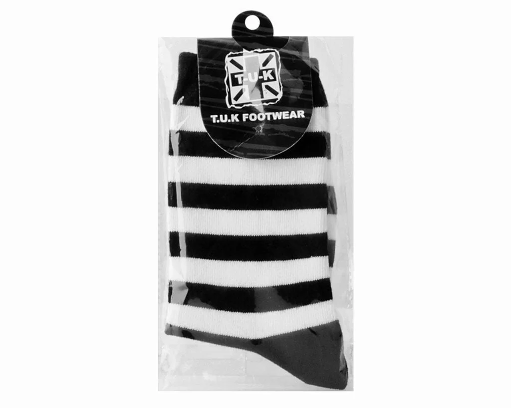 1913-Black-White-Stripe-T.U.K.-Women-s-Sock-3.webp Black & White Stripe T.U.K. Women’s Sock