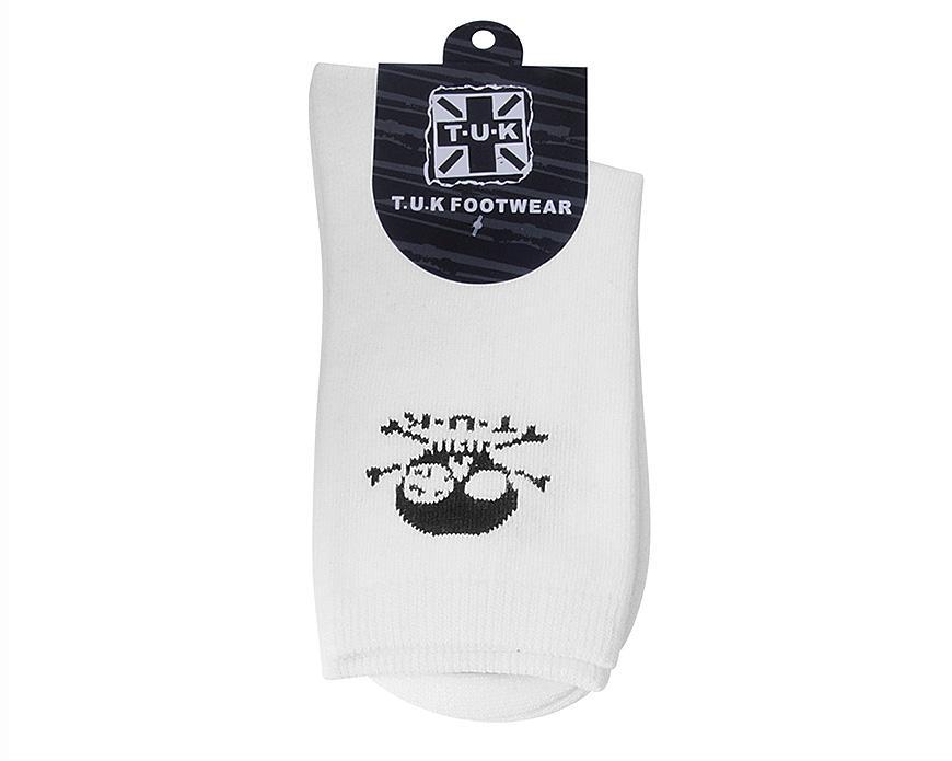 1914-White-T.U.K.-Skull-Logo-Women-s-Sock-5.jpg White T.U.K. Skull Logo Women’s Sock