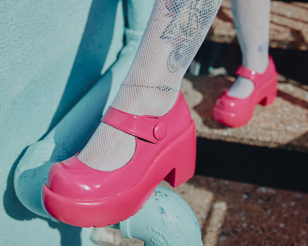 2065-Pink-Liquid-Bubble-Mary-Jane-Platform-8.webp Pink Liquid Bubble Mary Jane Platform