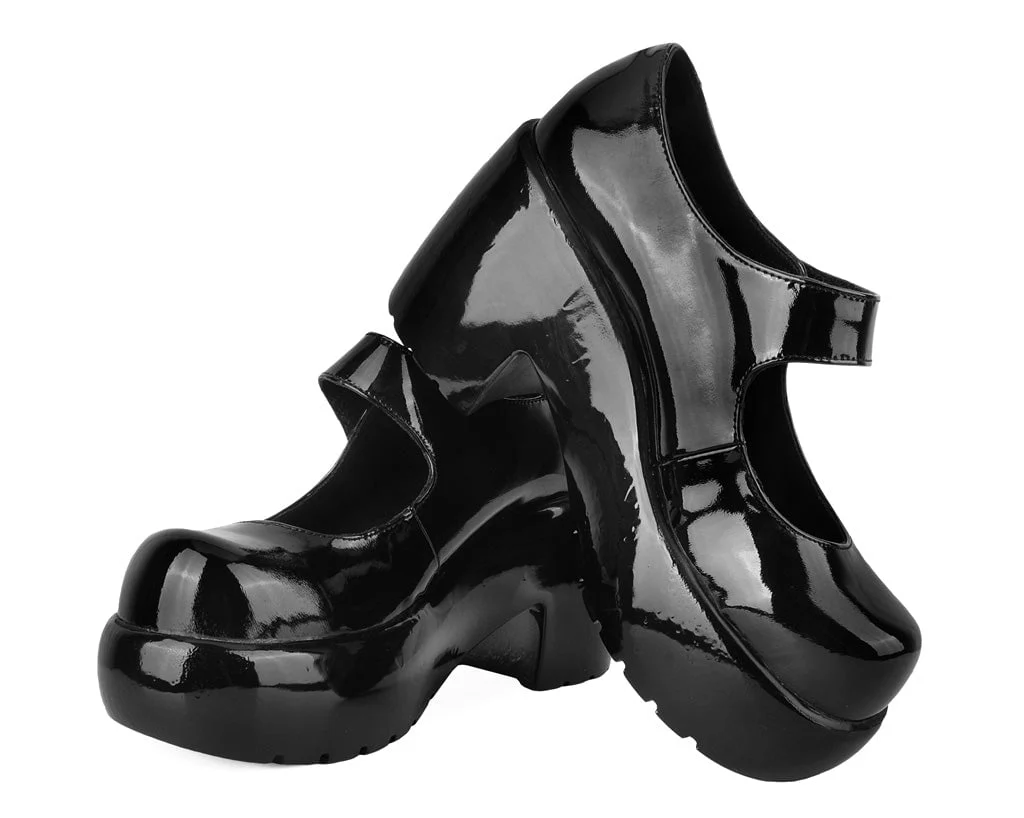 2073-Black-Liquid-Bubble-Mary-Jane-Platform-3.webp Black Liquid Bubble Mary Jane Platform