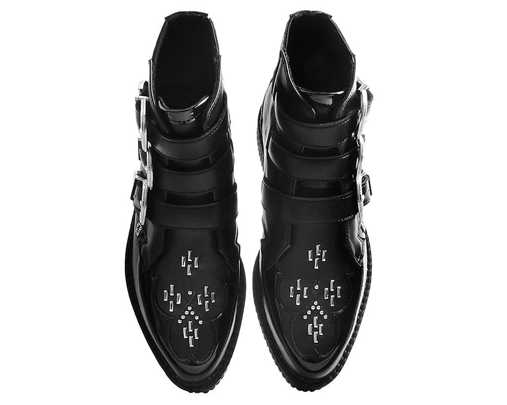 2161-Black-TUKskinTM-Western-Buckle-Pointed-Boot-6.webp Black TUKskin™ Western Buckle Pointed Boot