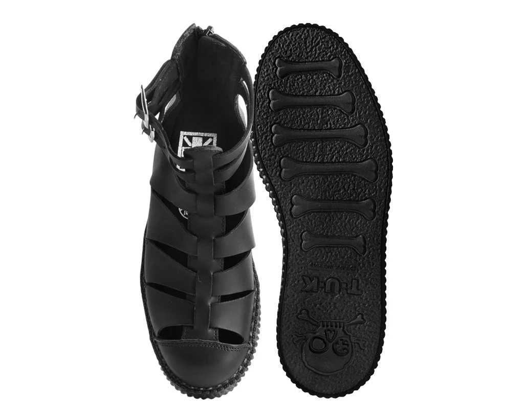 2183-US-Womens-5-Black-Synthetic-US-Womens-5-Black-Synthetic-variation-4.webp Black TUKskin™ Gladiator Viva Low Sandal