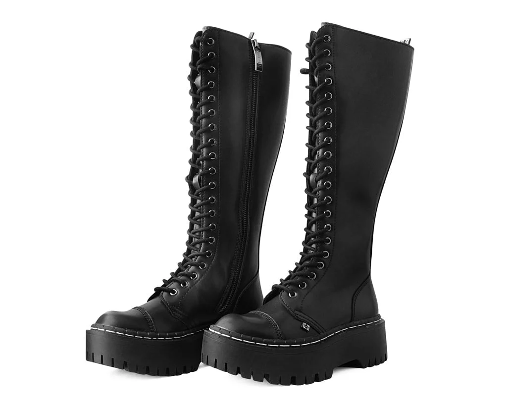 2353-Black-TUKskinTM-Knee-high-Double-Decker-Boot-3.webp Black TUKskin™ Knee-high Double Decker Boot