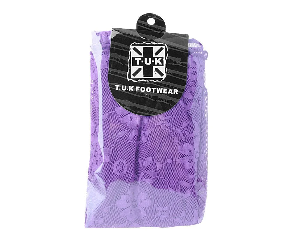 246-Purple-Floral-Mesh-Sock-3.webp Purple Floral Mesh Sock