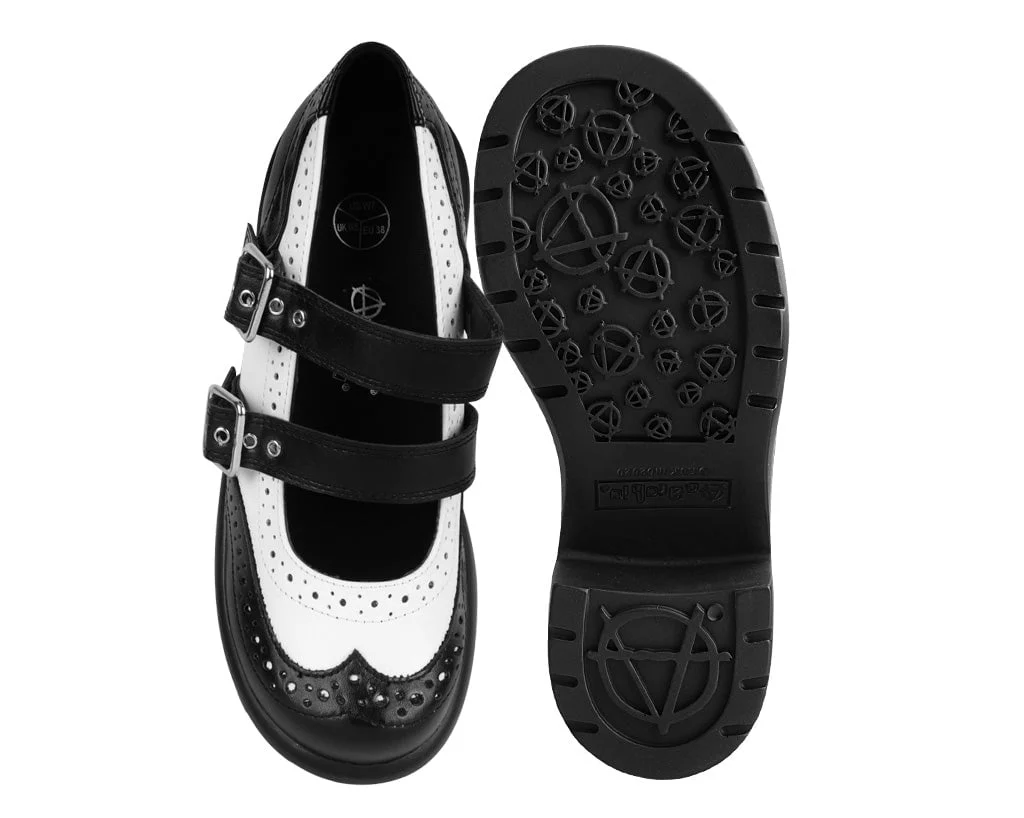 2507-Black-White-Brogue-Bubble-Mary-Jane-5.webp Black & White Brogue Bubble Mary Jane