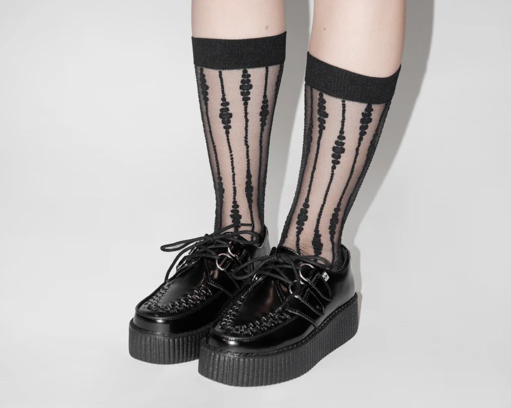 251-Black-Knee-High-Mesh-Sock-5.webp Black Knee-High Mesh Sock