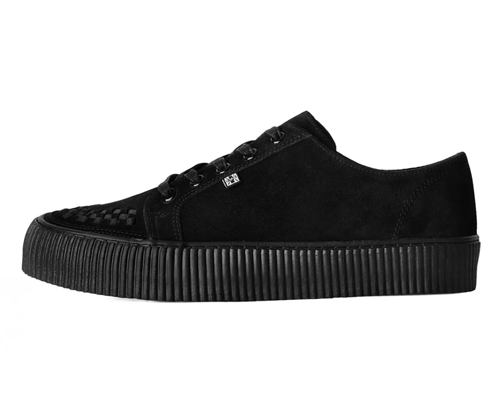 2655-Black-Suede-Lace-Up-Creeper-Sneaker-7.webp Black Suede Lace-Up Creeper Sneaker