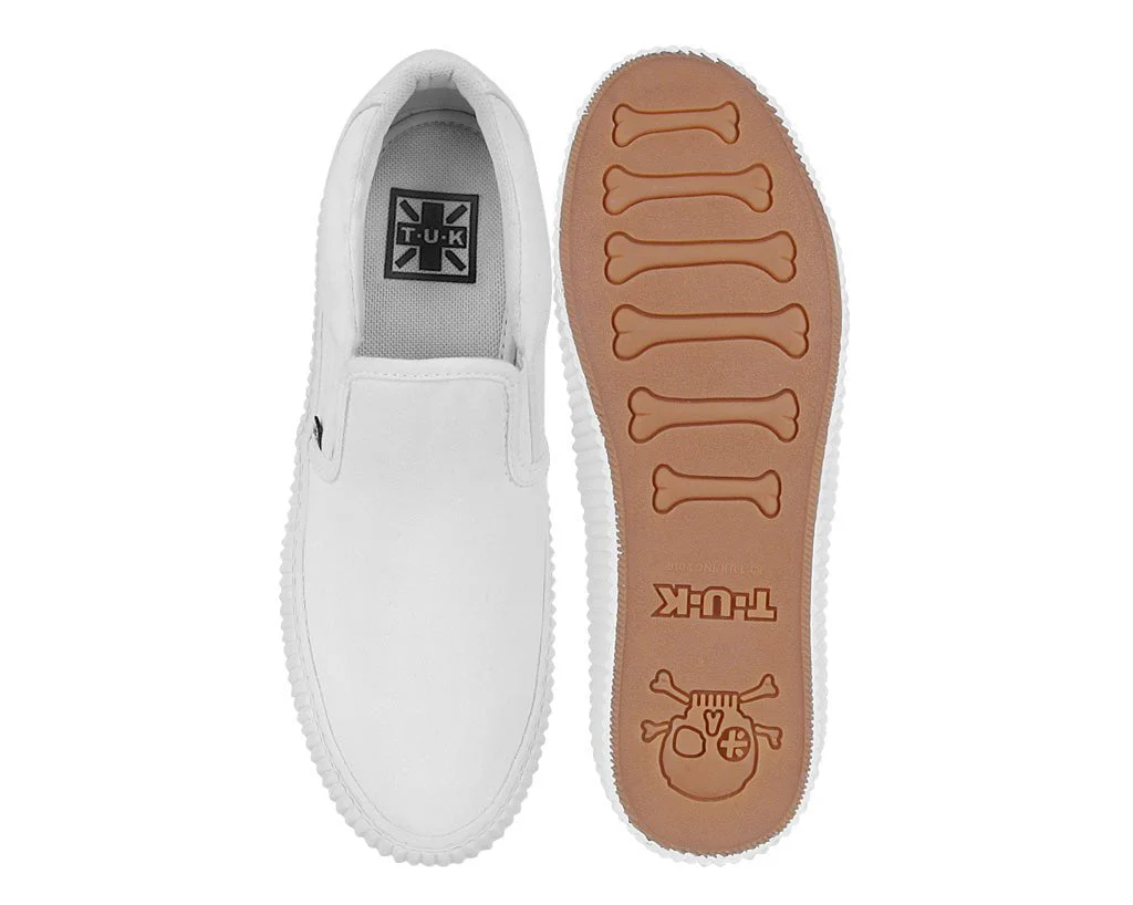 2727-White-Twill-Slip-On-Creeper-Sneaker-5.webp White Twill Slip-On Creeper Sneaker