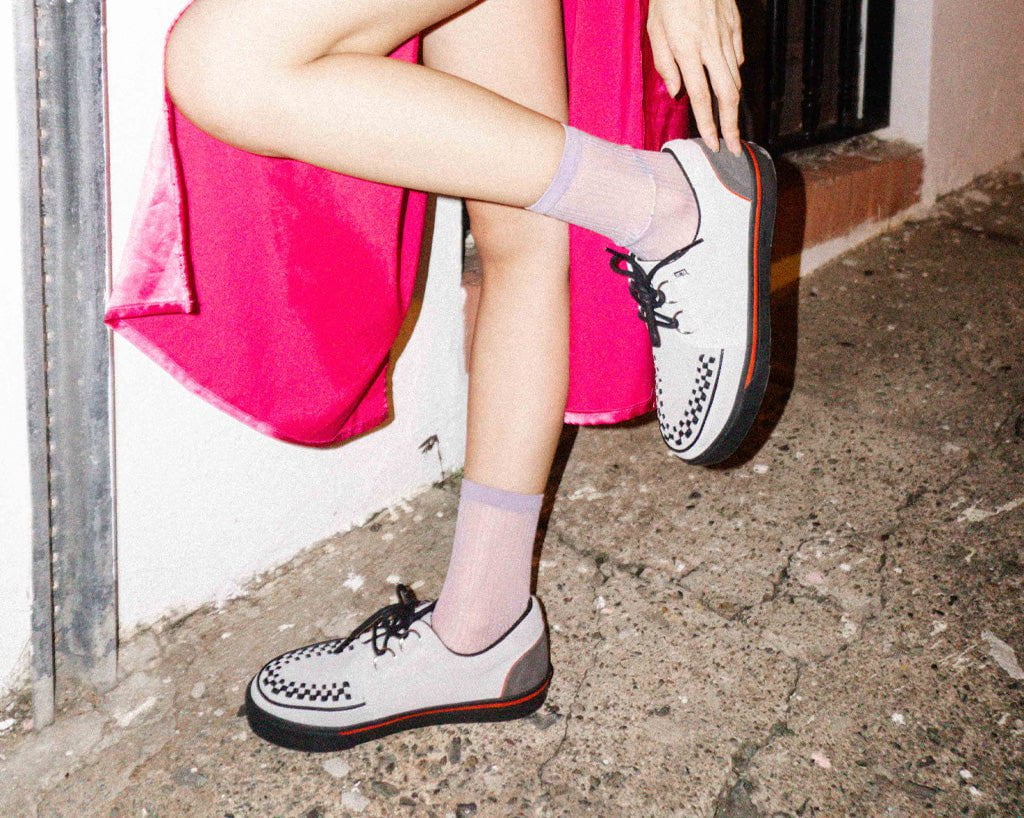 2871-Grey-Suede-Red-Trim-Interlace-Sneaker-7.jpg Grey Suede & Red Trim Interlace Sneaker