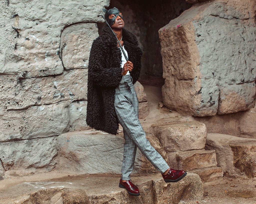 3027-Burgundy-Rub-Off-TUKskinTM-Monk-Buckle-Creeper-6.jpg Burgundy Rub Off TUKskin™ Monk Buckle Creeper