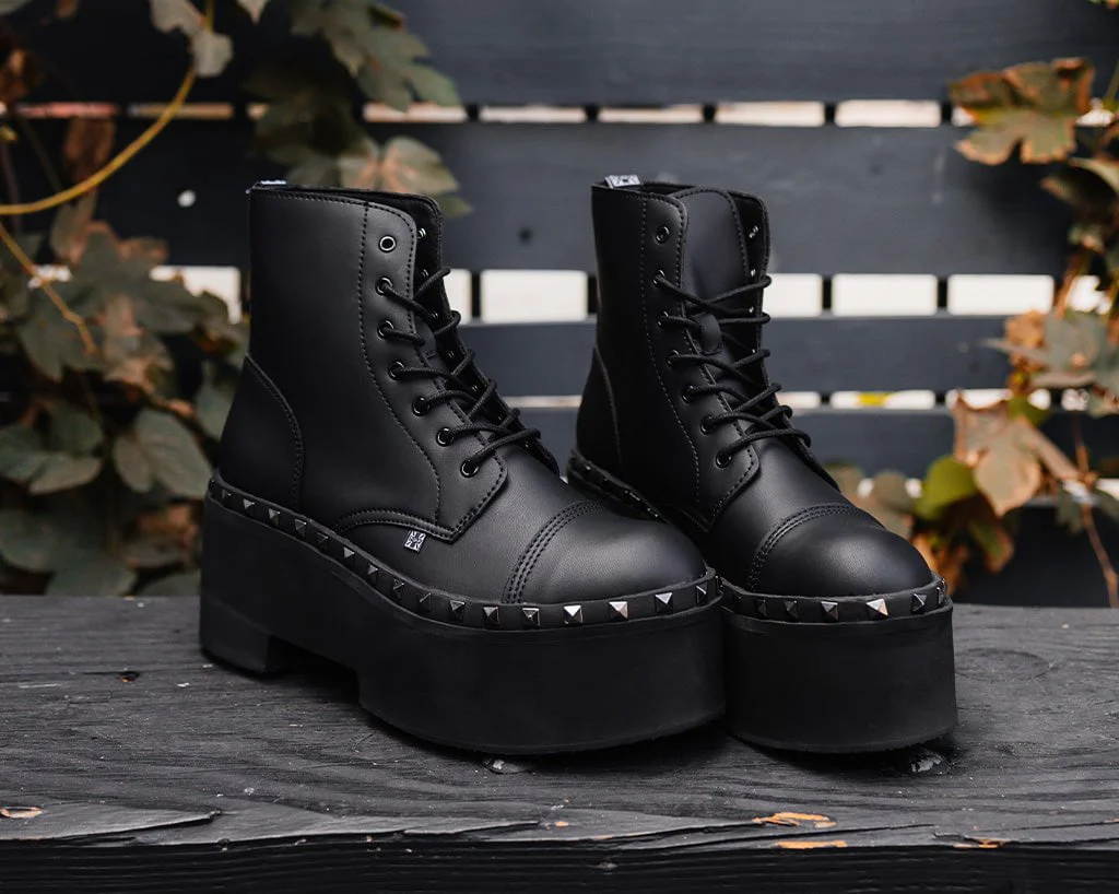308-Black-TUKskin-7-Eye-Dino-Flat-Boot-8.webp Black TUKskin 7-Eye Dino Flat Boot