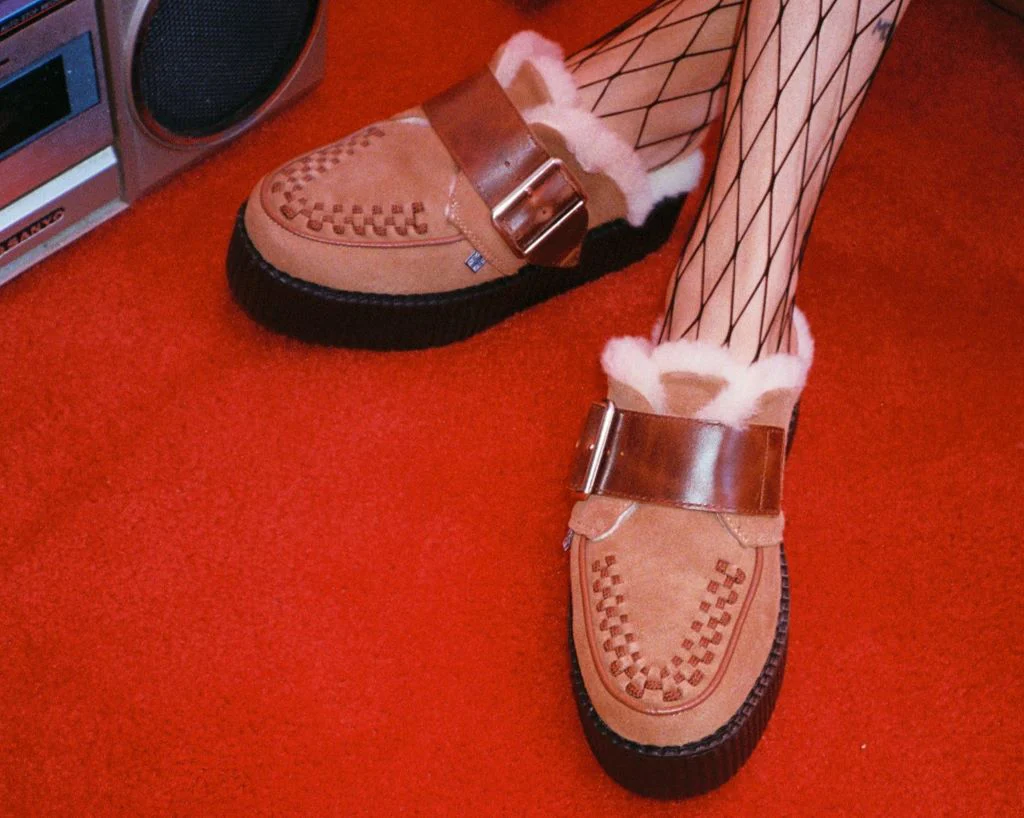 3302-Brown-Suede-Wool-Creeper-Mule-6.webp Brown Suede Wool Creeper Mule