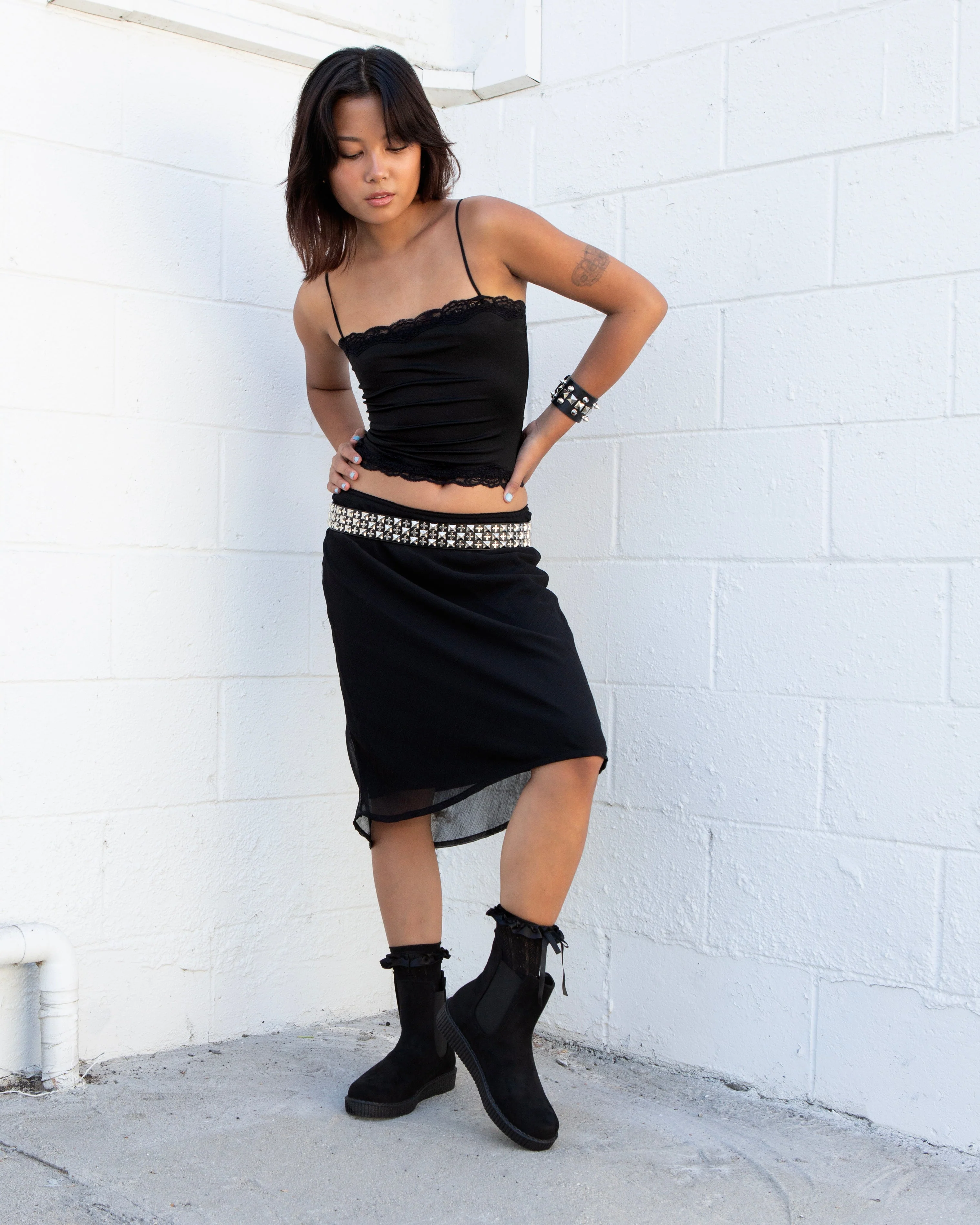 332-Black-Faux-Suede-Viva-Low-Chelsea-Boot-3.webp Black Faux Suede Viva Low Chelsea Boot