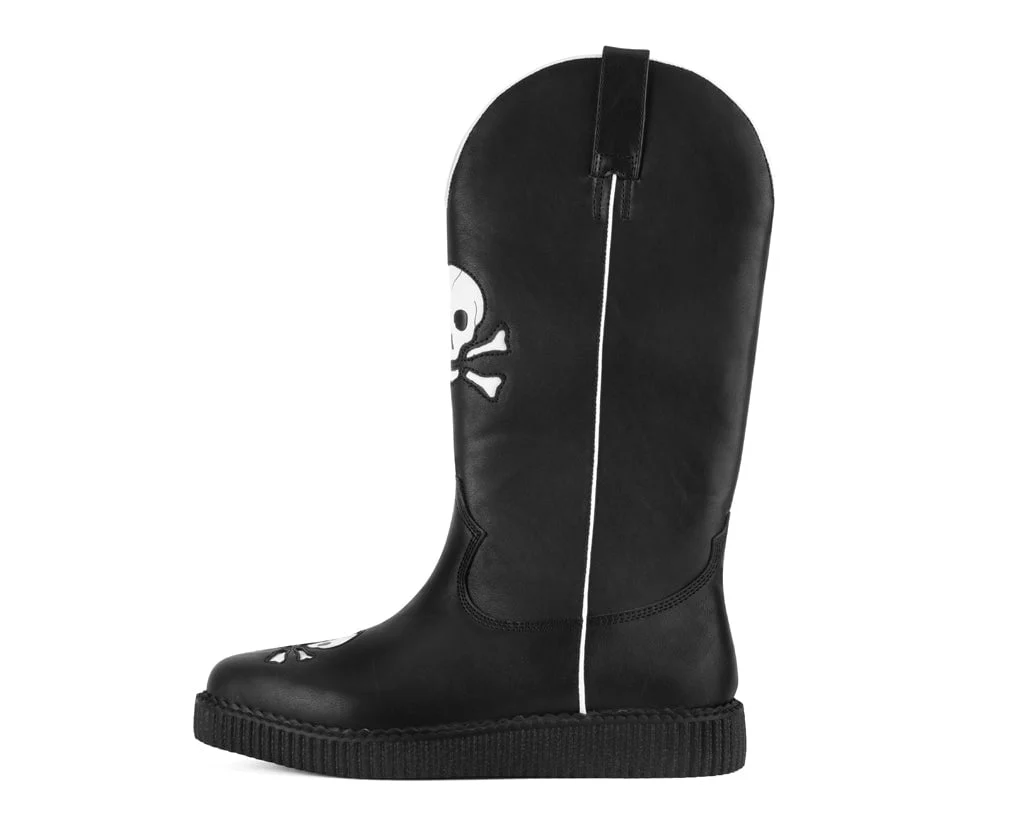 352-Black-Skull-Western-Creeper-Boot-7.webp Black Skull Western Creeper Boot