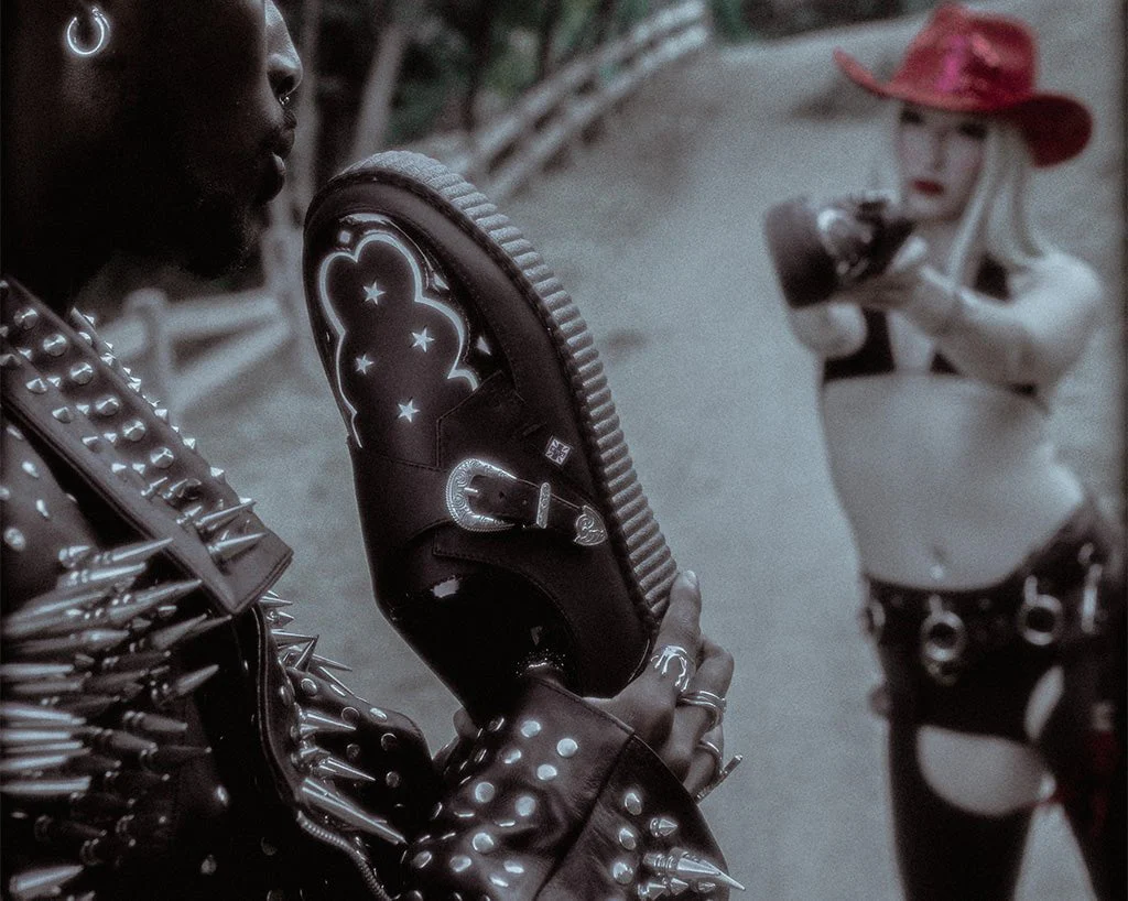 3582-Black-TUKskin-Western-Buckle-Viva-Mondo-Creeper-6.webp Black TUKskin Western Buckle Viva Mondo Creeper